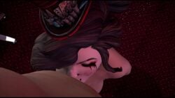 1boy 1girls 3d 3d_animation animated blowjob borderlands borderlands_3 breast_tattoo continue_after_cum cum cum_in_mouth cum_on_breasts cum_on_face cum_on_penis dominant_female faceless_male gearbox_software large_breasts mad_moxxi makeup no_sound post-orgasm post-orgasm_fellatio post-orgasm_torture post_orgasm_torture red_lipstick short_video shorter_than_30_seconds sleeping9to5 standing sucking_penis tagme video