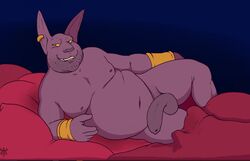 1boy animal_humanoid anthro balls ballsack beard_stubble burrserk champa domestic_cat dragon_ball dragon_ball_super facial_hair felid feline felis flaccid foreskin genitals hairless hairless_cat humanoid_penis intact long_foreskin male male/male male_nipples male_only mammal nude nude_male overweight overweight_male penis pubic_stubble scrotum semi-erect simple_background smooth_penis solo sphynx_(cat) testicles uncut unretracted_foreskin