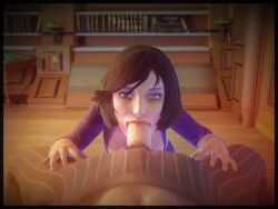 1boy 1boy1girl 1girls 3d 3d_(artwork) 3d_animation 3d_model amateur_artist animated bioshock bioshock_infinite blender blender_(software) blender_eevee booker_dewitt clothed_female clothed_male corset dark_hair dress elizabeth_comstock enthusiastic eye_contact faceless_male fade_in fade_out father_and_child father_and_daughter fellatio female female_in_control first_person_view functionally_nude_male gnightsound hands_on_legs incest inside light-skinned_female light-skinned_male looking_at_partner looking_at_viewer loop looping_animation male pov pov_eye_contact short_hair shorter_than_10_seconds sound sound_effects tagme trousers video