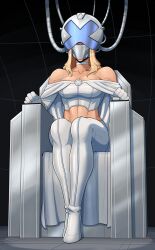 emma frost from marvel by skelebomb