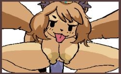 animated anthro bodily_fluids canid canine canis cum cum_inside dingodeptrai dog_princess domestic_dog duo female genital_fluids humanoid loop male male/female mammal princess_and_conquest