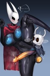 2_horns absurd_res anthro areola arthropod balls big_areola big_balls big_breasts big_penis black_body black_cape black_clothing blue_areola blue_background blue_nipples blue_vulva blush blush_lines bodily_fluids breasts cape cape_only clothing digital_drawing_(artwork) digital_media_(artwork) duo ellipsis empty_eyes erection female flexible genital_fluids genitals glistening glistening_body gradient_background half_brother_(lore) half_sister_(lore) hi_res holding_leg hollow_knight hollow_knight_(franchise) horn hornet_(hollow_knight) huge_cock humanoid_genitalia humanoid_penis hyper hyper_genitalia hyper_penis imminent_sex imminent_vaginal incest_(lore) insects larger_anthro larger_female long_penis looking_at_another male male/female misleading_thumbnail mostly_nude mouthless musk musk_cloud musky_penis navel nipples non-mammal_balls non-mammal_breasts non-mammal_navel non-mammal_nipples non-mammal_vulva on_one_leg one_leg_up orange_balls orange_penis penis precum pussy question_mark raised_leg red_cape red_clothing shaking shangdong233 simple_background size_difference small_but_hung small_dom_big_sub smaller_anthro smaller_male splits spread_legs spreading squish standing sweat sweatdrop team_cherry the_knight_(hollow_knight) thick_thighs thigh_squish trembling vertical_splits vulva white_head