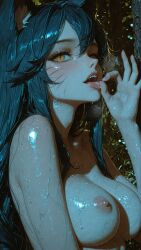 ahri from league of legends by lascivaai