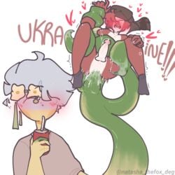 2boys ahegao blush canada_(countryhumans) countryhumans couple drinking gay kinky_naty meme tentacle ukraine_(countryhumans) yaoi