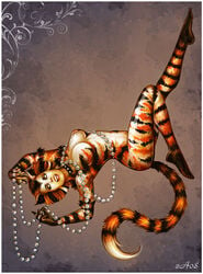 anthro candra cat_ears cat_humanoid cat_tail catgirl cats_(musical) female female_only pearls playful rumpleteazer smile