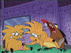 angry_beavers anthro beaver daggett female furry ha_cha_cha handjob male nickelodeon norbert rodent straight threesome treeflower