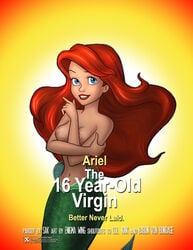 ariel breasts disney enigmawing female female_only hair long_hair mermaid nipples red_hair solo tagme the_little_mermaid