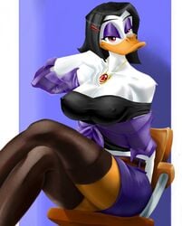 anthro cleavage disney ducktales female furry magica_de_spell solo taboolicious thighhighs