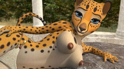 3d blue_eyes cheetah furry julia_(vestina) tagme