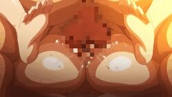 1boy aiue_oka animated big_penis female gif leg_lock mating_press missionary missionary_position pussy pussy_juice saimin_seishidou sunset t-rex_(animation_studio) ugly_bastard wet_pussy