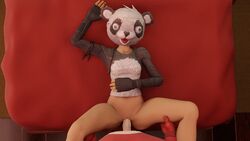 3d artist_request bed fortnite laying_on_bed looking_at_viewer panda_team_leader penis pussy sex syd_(fortnite) tagme