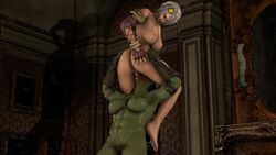 2girls 3d animated bare_legs barefoot bethesda_softworks carrying carrying_over_shoulder carrying_position crossover cunnilingus darkpixel24 female female/female female_only holding human interspecies isabella_valentine lesbian lesbian_sex licking licking_pussy mp4 no_sound oral oral_sex orc orc_female shadbo short_hair skyrim soul_calibur source_filmmaker tagme the_elder_scrolls tongue tongue_out video white_hair yuri