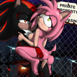 1:1 absurd_res accessory amy_rose anthro anus ass balls barefoot bite biting_lip biting_own_lip black_body bodily_fluids breasts butt_grab chest_tuft dash-the-cheetah duo embrace erection eulipotyphlan eye_roll eyelashes female female_penetrated fence genital_fluids genitals hair_accessory hairband half-closed_eyes hand_on_butt hedgehog hi_res humanoid_genitalia humanoid_penis humanoid_pussy lifted looking_at_viewer looking_pleasured male male_penetrating male_penetrating_female mammal naked narrowed_eyes night nude open_mouth outside penetration penis pink_body plantigrade precum pussy pussy_drip pussy_juice red_eyes red_stripes self_bite sex shadow_the_hedgehog smile sonic_(series) sonic_the_hedgehog_(series) straight stripes tail_grab tuft vaginal_penetration