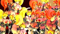 3d 3d_(artwork) anus armlet ass balls bbqyay big_ass big_breasts big_butt big_penis black_elbow_gloves black_elbow_pads black_gloves black_knee_pads black_leotard blonde_hair blue_eyes boots bowsette bracelet breast_squish butt cleavage clones cock_ring collar crown cum cumshot curvy dark-skinned_futanari dark_skin earrings elbow_gloves elbow_pads female female/futanari flashing_breasts full-package_futanari futa_on_female futanari futanarization gloves herm horns huge_ass huge_breasts huge_butt huge_cock huge_thighs intersex knee_pads large_ass large_breasts large_butt large_thighs largetail latex latex_gloves leotard licking licking_breast light-skinned_female light_skin lips lipstick mario_(series) mature mature_female mature_futa new_super_mario_bros._u_deluxe nintendo nipples orgy penis pointy_ears ponytail presenting_hindquarters pressing_breasts_together pussy red_bowsette red_eyes red_hair red_lipstick rule_63 selfcest sfm spiked_armlet spiked_bracelet spiked_cock_ring spiked_collar spiked_shell spiked_tail spiked_thighlet square_crossover strapless_leotard sucking sucking_nipples sucking_penis super_crown thick thick_ass thick_butt thick_eyebrows thick_hips thick_thighs thighlet tied_hair vagina veiny_penis wide_hips