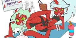 kneesocks daemon from panty & stocking with garterbelt by korram