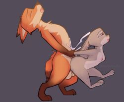 2020 anthro anthro_on_anthro anthro_penetrated anthro_penetrating anthro_penetrating_anthro balls bodily_fluids breasts brown_body brown_fur canid canine cum dipstick_ears dipstick_tail disney ejaculation female female_penetrated fox fur genital_fluids genitals gloves_(marking) grey_body grey_fur hi_res interspecies judy_hopps lagomorph leg_markings leporid looking_pleasured male male_penetrating male_penetrating_female mammal markings multicolored_ears multicolored_tail nick_wilde nipples nude open_mouth orange_body orange_fur orgasm penetration purple_eyes rabbit red_fox sex signature simple_background small_breasts socks_(marking) standing straight zhan zhanbow zootopia