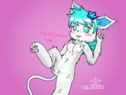 anthro blush catgirl cum cum_in_pussy cum_inside female_only fur furry furry_only heart_eyes pussy silavos white_fur