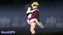 1boy 1girls 3d ambiguous_penetration animated boruto:_naruto_next_generations brother_and_sister face_markings female howak incest lifting looking_at_another looking_at_partner male mp4 naruto no_sound pants_down purple_hair shoes small_breasts stand_and_carry_position standing standing_sex uzumaki_boruto uzumaki_himawari video yellow_hair