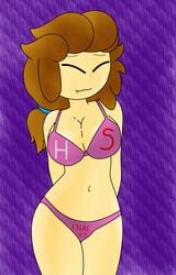 bikini fnafhs fnafhs_z3ro gender_transformation orange_hair rule_63 towntrap_(fnafhs) wex