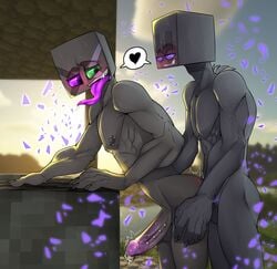 anal deuzion enderman endertwinks gay heart heterochromia lykansden male_only minecraft mrsleepyskull