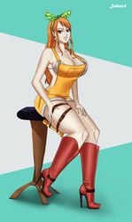 boots female female_only fully_clothed high_heel_boots high_heels nami one_piece salazr4