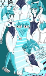 1girls anal ass breasts female girly jenny_wakeman mastcom my_life_as_a_teenage_robot nipples pussy robot robot_girl skirt smooth_skin vagina xj-9 xj9