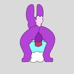 1:1 ambiguous_gender ambiguous_penetrated ambiguous_penetration animated anthro ass balls blue_body blue_fur bonnie_(fnaf) delta's_art duo five_nights_at_freddy's five_nights_at_freddy's_2 fur genitals humanoid lagomorph leporid long_ears male male/ambiguous male_penetrating male_penetrating_ambiguous mammal mating_press penetration penis purple_body purple_fur purple_tail rabbit rear_view scut_tail sex short_playtime simple_background toy_bonnie_(fnaf) video_games white_tail