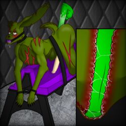 1boy anal_sex ass ass_up bondage butt claws commissions_open domination drool five_nights_at_freddy's five_nights_at_freddy's_3 furry furry_only gagged gay hands-free hardyboy hare horse_dildo inside_view male_only no_humans paws penetration rabbit rabbit_ears sex sex_slave sex_toy sex_toy_penetration slut_collar solo solo_focus springtrap springtrap_(fnaf)