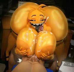 toy chica (cyanu) from five nights at freddy's by coel3d