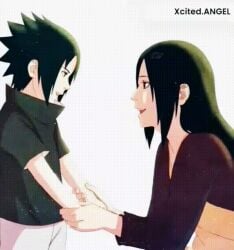 1boy 1female age_difference family first_kiss holding_breast incest_(lore) kiss kissing mikoto_uchiha mommy mother mother_and_child mother_and_son motherly motherly_figure sasuke_uchiha touching_breast uchiha_mikoto uchiha_sasuke wincest