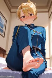 riza hawkeye from fullmetal alchemist by rexmagi