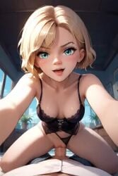 ai_generated cowgirl cowgirl_position cowgirl_position gwen_stacy gwen_stacy_(spider-verse) male/female marvel marvel_comics naked_female no_sound penis_in_pussy pov pov_eye_contact pov_male riding riding_penis tagme vagina vaginal_penetration vaginal_sex video