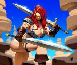 red sonja from marvel by borudbrian