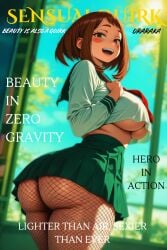 1girls ai ai_art ai_generated anime ass boku_no_hero_academia breasts cute female female_only girl magazine my_hero_academia ochako_uraraka sexy sexy_body sexy_pose uraraka_ochako