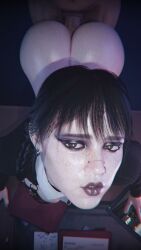 animated big_breasts black_eyes black_eyeshadow black_hair black_legwear black_lipstick black_panties bouncing_ass bouncing_breasts bra braided_hair braided_twintails breasts classroom cleavage close-up clothed_sex curvy desk femsub freckles full_lips goth goth_girl gothic italessio27 jenna_ortega large_breasts light-skinned_female light-skinned_male light_skin lingerie_only lipstick longer_than_10_seconds looking_at_viewer looking_pleasured loop makeup male male/female male_penetrating male_penetrating_female male_pov maledom missionary_position moaning_in_pleasure navel nose_ring nude_male_clothed_female pale-skinned_female pale_skin straight tagme the_addams_family vagina vaginal_penetration vaginal_sex video wednesday_addams