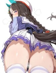 1girls ai_generated animal_ears anthropomorphization artist_request eyes female hair hokko_tarumae_(umamusume) legs skin tagme umamusume umamusume_pretty_derby young