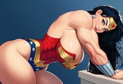 wonder woman from dc by aipixelporn