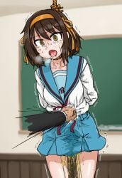 suzumiya haruhi from suzumiya haruhi no yuuutsu
