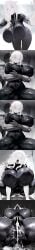 1boy1girl ahe_gao bald bald_male big_breasts black_and_white_skin blushing boobs_pressed_on_glass breasts_on_glass breasts_pressed_on_glass comic cowgirl_position creampie cum cum_in_pussy cum_inside emotionless eurika_(ub1mo) faceless_character faceless_male female huge_breasts looking_at_viewer male muscular muscular_male orgasm original pale_skin ponytail_over_shoulder reverse_cowgirl_position riding riding_penis robot robot_girl robot_humanoid see-through_body sitting_on_lap skeleton transparent_body ub1mo very_dark_skin white_eyes white_hair
