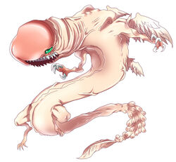 1boy dragon male male_only monophallia penis penis_head solo tagme what