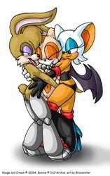 archie_comics brainsister bunnie_rabbot cream_the_rabbit rouge_the_bat sega sonic_(series)