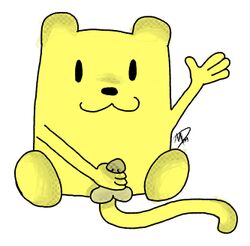 :3 anthro anthro_male anthro_only color colored feral male male_only masturbation md nick_jr nickelodeon no_humans paheal rule_34_(paheal) solo solo_anthro solo_male tail wave white_background wow!_wow!_wubbzy! wubbzy yellow_body yellow_skin