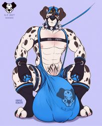 abs biceps canine dalmatian furry gay hyper hyper_balls hyper_genitalia hyper_penis hyper_testicles kamui_kerim male male_focus male_only muscle muscles muscular muscular_arms muscular_ass muscular_back muscular_legs muscular_male muscular_thighs nipples pecs veins veiny_penis