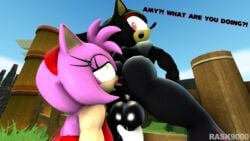 16:9 1boy 1girls 2020 3d alternate_version_available amy_rose anal anus ass backsack balls big_balls big_butt big_penis black_body clothing eulipotyphlan female genitals gloves handjob handwear hedgehog hi_res licking male male_anilingus mammal oral penile penis pink_body rask9000 rimjob rimming rimming_male sega sex shadow_the_hedgehog sonic_(series) sonic_the_hedgehog_(series) straight tongue tongue_out video_games widescreen