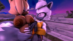 16:9 3d 8k absurd_res anthro breasts canid canine canis female female/female hand_on_stomach happy hi_res idw_comics idw_publishing intersex lemur mammal married_couple mobian_(species) on_lap pregnant pregnant_belly primate sega sitting_on_lap sonic_(series) sonic_the_hedgehog_(comics) sonic_the_hedgehog_(idw) sonic_the_hedgehog_(series) sonicthebitch source_filmmaker strepsirrhine tangle_the_lemur whispangle whisper_the_wolf widescreen wolf yuri