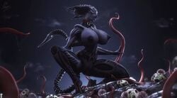 1girls 3d alien alien_(franchise) alien_girl big_breasts breasts choker cleavage excella exoskeleton female female_xenomorph lamoz571 large_breasts lips monster monster_girl nipples no_humans plump_lips pussy sharp_fingernails tail tentacle thick thick_thighs thighs vagina xenomorph