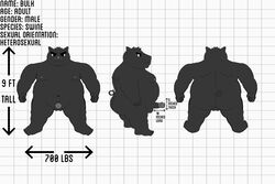 3:2 anonymous_artist anthro bulk character_sheet chubby circumcised english_text erection hi_res huge_cock male male_only nude pig plantigrade porcine straight suina sus_(pig) text thick_penis