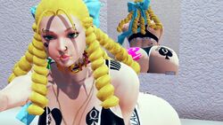 1girls 3d ass ass_tattoo big_ass big_butt blacked blacked_clothing blonde_hair capcom drill_hair female female_only feminist honey_select honey_select_2 karin_kanzuki looking_at_viewer pale pale-skinned_female pale_skin piercing queen_of_spades selfie solo spade street_fighter street_fighter_v tattoo tattoos