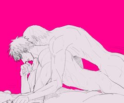 2boys anal_sex blush kagami_taiga kise_ryouta kuroko_no_basuke male naked sex yaoi