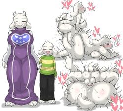 <3 1boy 1girls age_difference all_fours anthro asriel_dreemurr ass balls barefoot big_breasts big_butt bigger_female boss_monster bovid breasts caprine clothed clothing cub doggy_style duo enigi09 female from_behind_position from_front_position fur furry furry_only genitals heart hi_res incest larger_female male mammal mating_press mother mother_and_child mother_and_son naked nude older_female older_woman_and_younger_boy parent parent_and_child perching_position pussy sex size_difference small_dom_big_sub smaller_male smile straight toriel undertale video_games white_balls white_body white_fur young younger_male